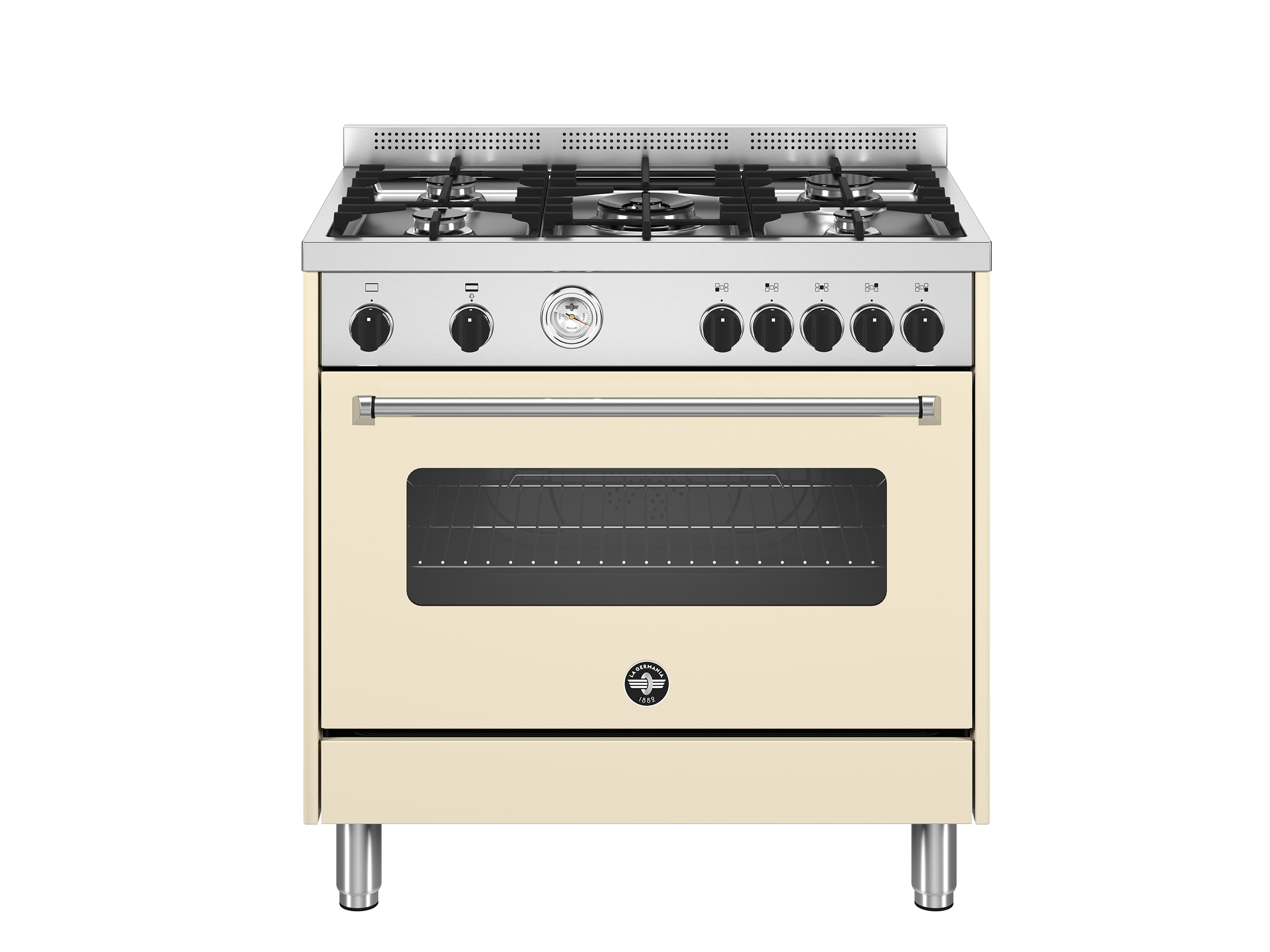 ΚΟΥΖΙΝΑ LA GERMANIA AMN965GCRT | ΦΟΥΡΝΟΣ ΑΕΡΙΟΥ ΜΕ ΑΕΡΑ ΚΑΙ ΓΚΡΙΛ ΗΛΕΚΤΡΙΚΟ | ΕΣΤΙΕΣ ΑΕΡΙΟΥ